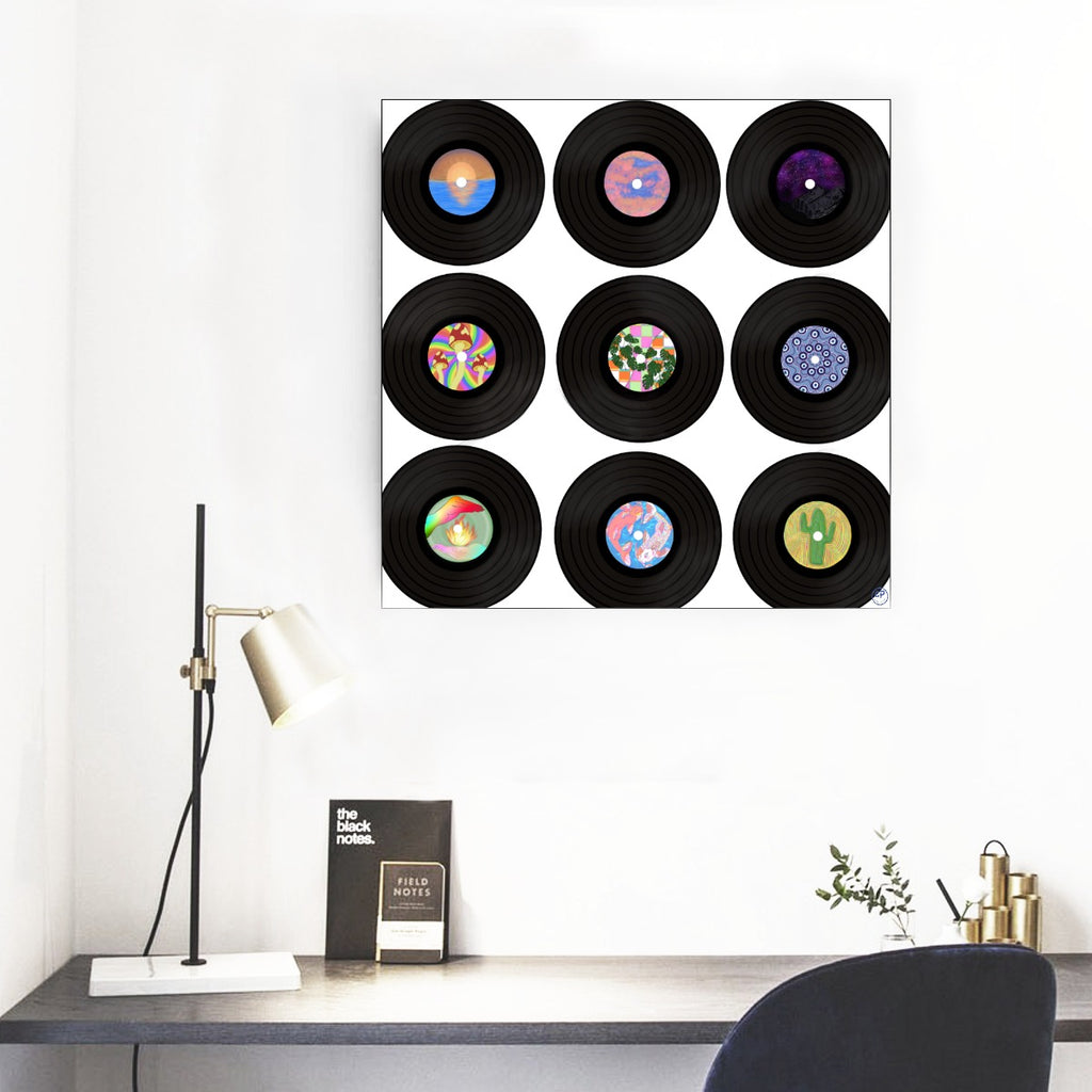Taste the Record with Metal Frame