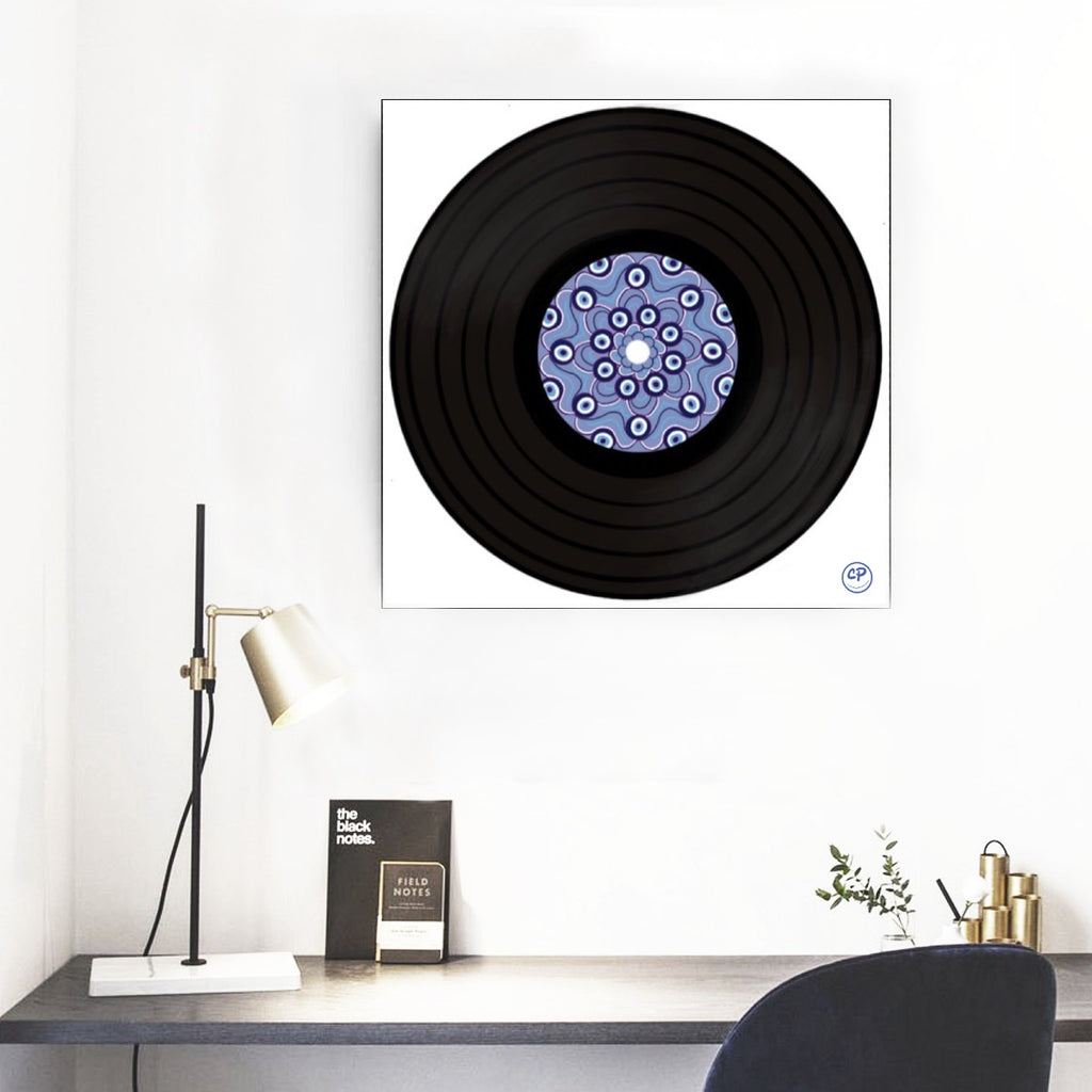 Framed Single Record | Evil Eye Mandala