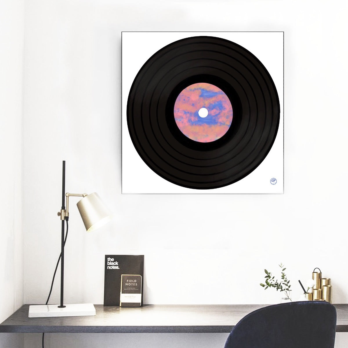 Framed Single Record | Pink Skies