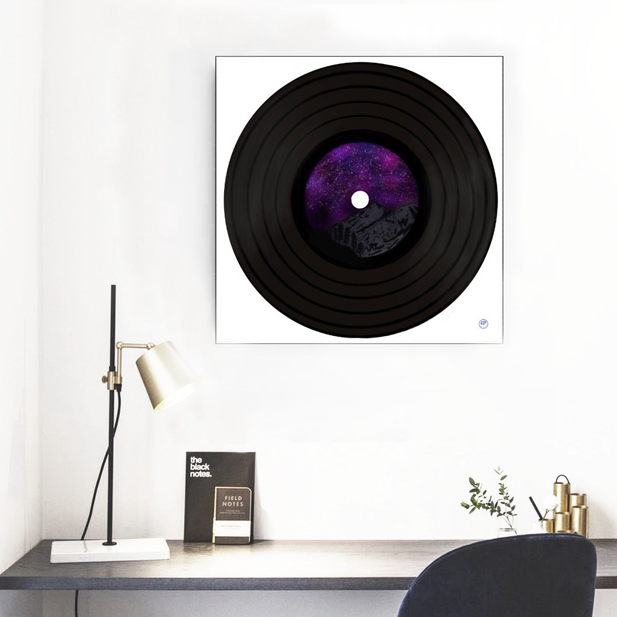 Framed Single Record | Night Court View