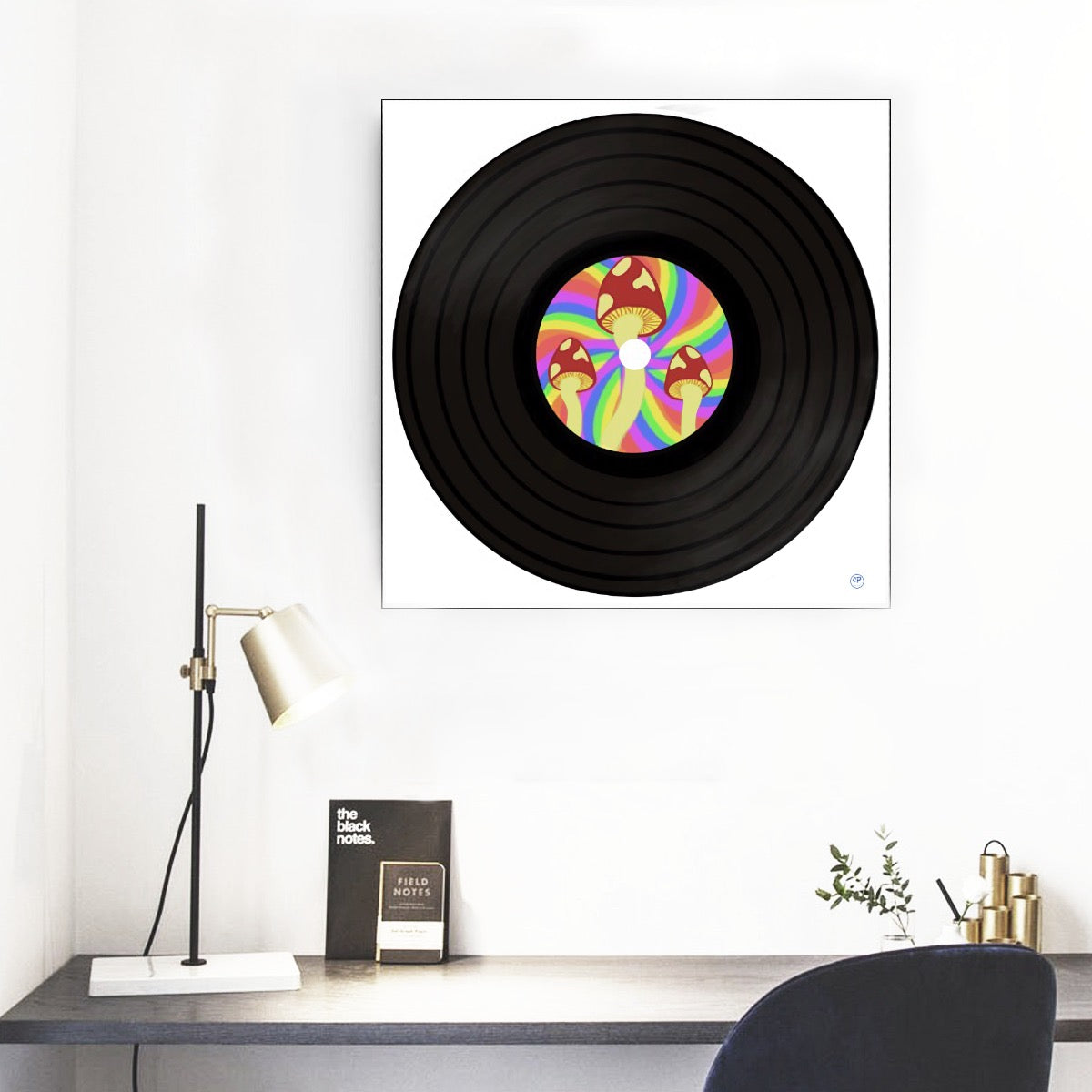 Framed Single Record | Mushrooms